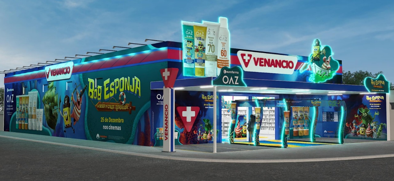 Eurofarma e Paramount Pictures transformam Venancio, de Cabo Frio, em espaço temático