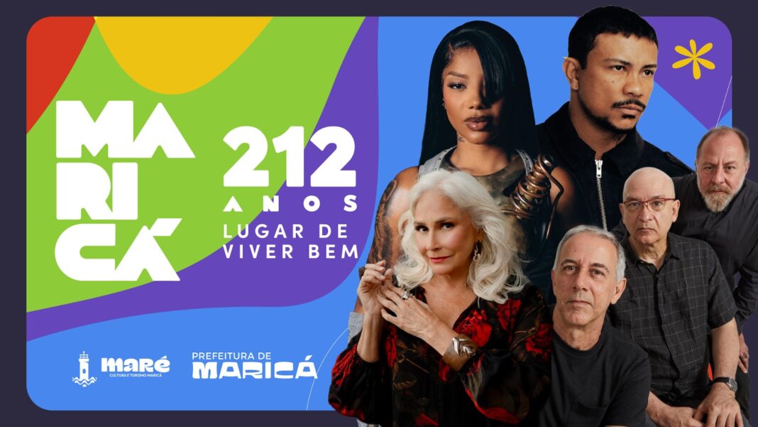 Maricá celebra 212 anos com shows gratuitos e programação cultural