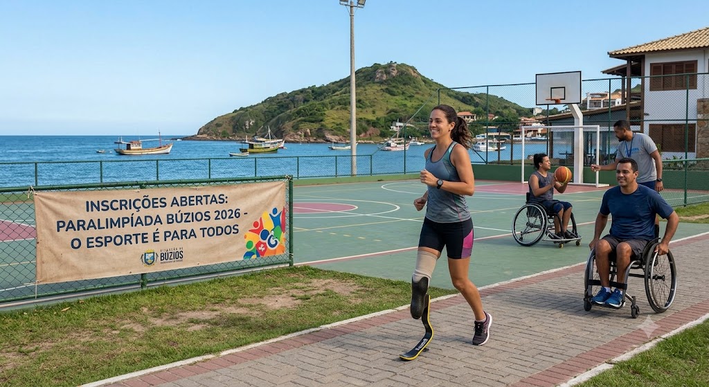 Búzios abre inscrições para a Paralimpíada 2026 e celebra a inclusão no esporte