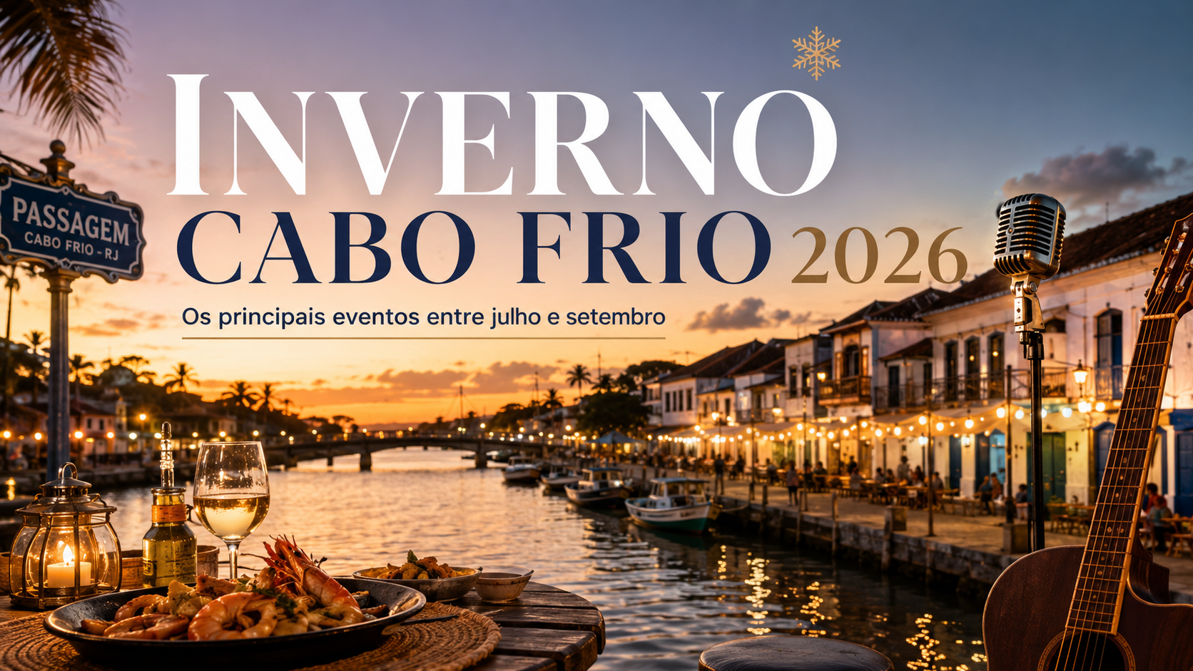 Inverno Cabo Frio 2026: confira os principais eventos entre julho e setembro